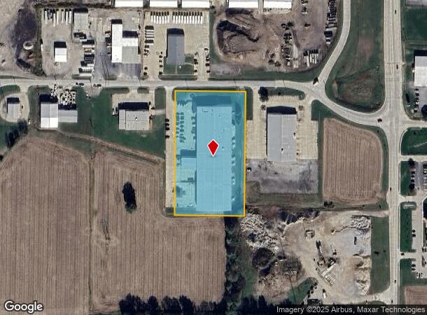  1609 W Wernsing Ave, Effingham, IL Parcel Map