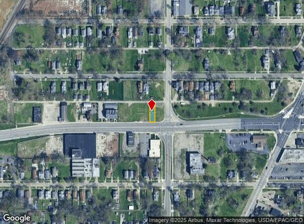  1608 Dorr St, Toledo, OH Parcel Map