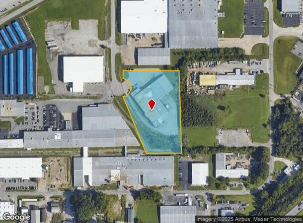  540 Central Ct, New Albany, IN Parcel Map