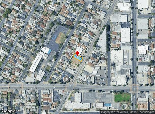  3721 S San Pedro St, Los Angeles, CA Parcel Map