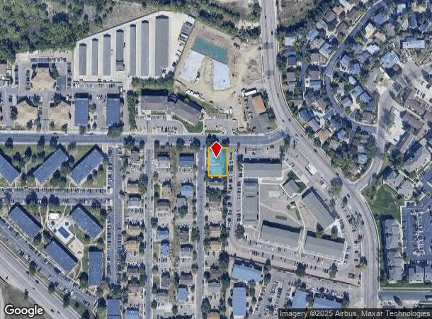  1184 Mazatlan Cir, Colorado Springs, CO Parcel Map