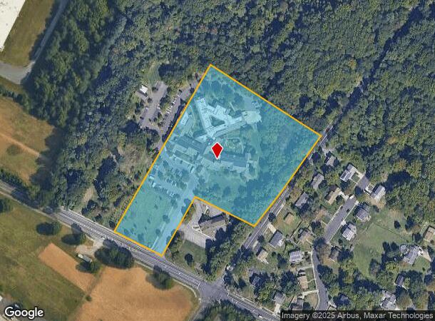  1205 N Church St, Moorestown, NJ Parcel Map