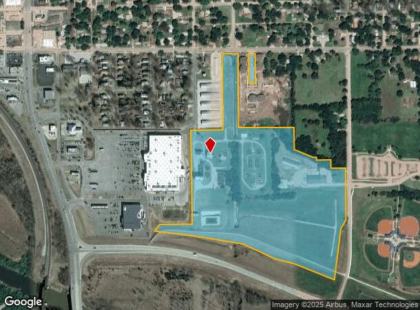  2100 Andrews St, Winfield, KS Parcel Map