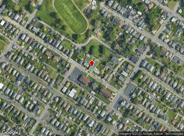  1320 W Locust St, Scranton, PA Parcel Map