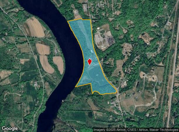  689 River Rd, Charlestown, NH Parcel Map