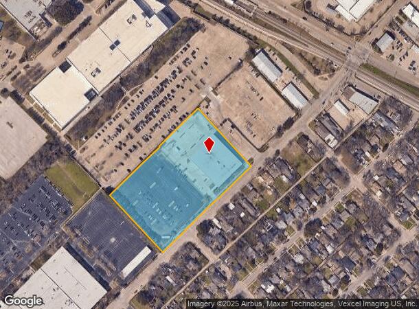  2335 Burbank St, Dallas, TX Parcel Map
