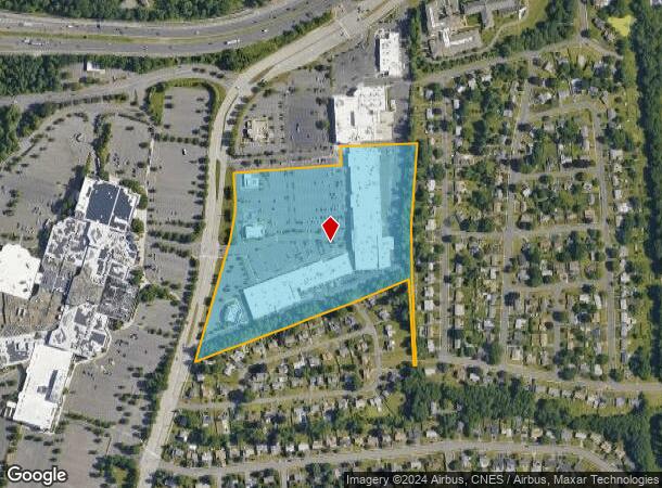  1459 New Britain Ave, West Hartford, CT Parcel Map