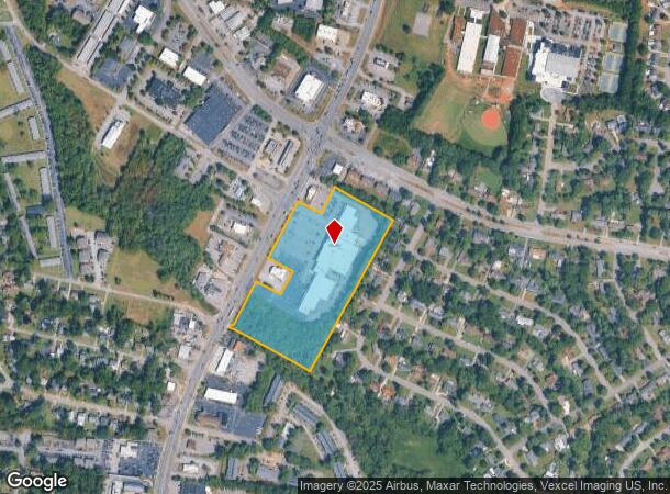  1632 Memorial Blvd, Murfreesboro, TN Parcel Map