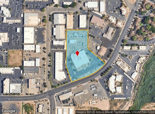  345 E Riverside Dr, Saint George, UT Parcel Map