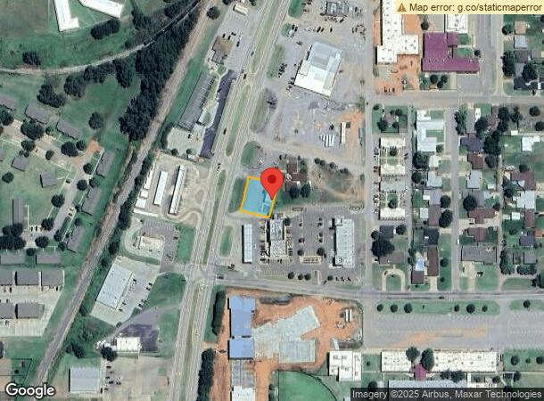  2134 W Gary Blvd, Clinton, OK Parcel Map