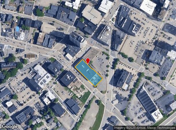 627 Main St, Worcester, MA Parcel Map