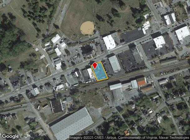  406 W Main St, Abingdon, VA Parcel Map