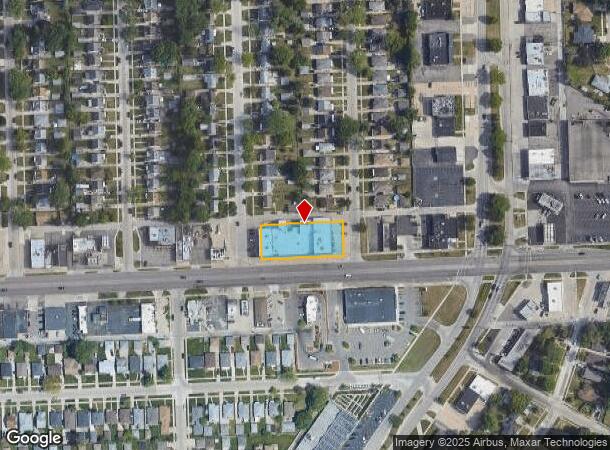  18561 E 9 Mile Rd, Eastpointe, MI Parcel Map