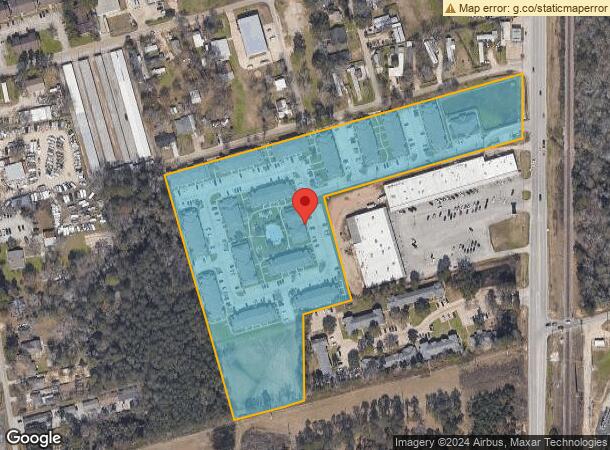  1200 S Frazier St, Conroe, TX Parcel Map