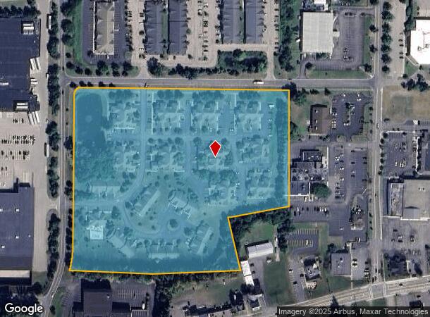 1150 Crosspointe Ln, Webster, NY Parcel Map