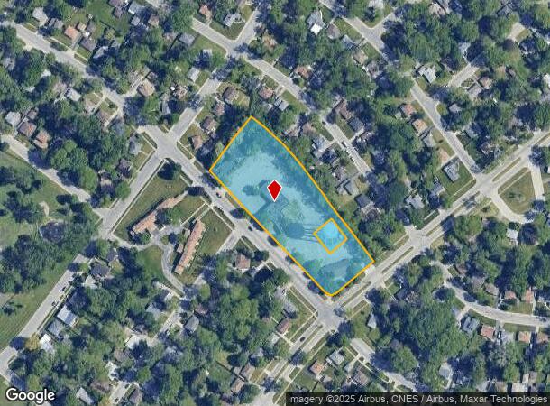  218 Blackhawk Dr, Park Forest, IL Parcel Map