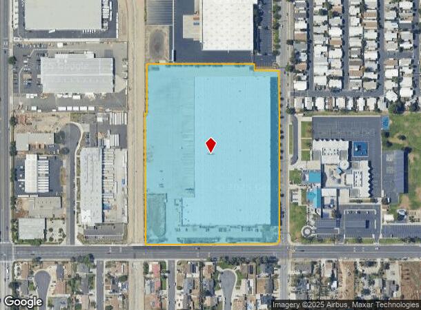  548 W Merrill Ave, Rialto, CA Parcel Map