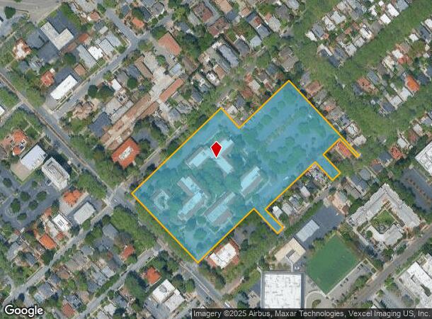 1550 The Alameda, San Jose, CA Parcel Map