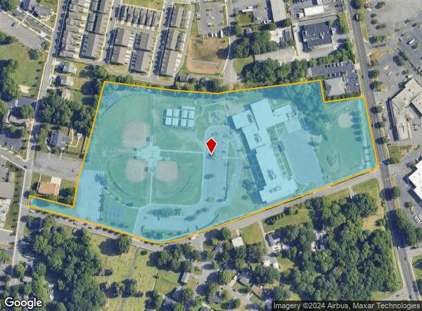  204 Lowry St, Pineville, NC Parcel Map