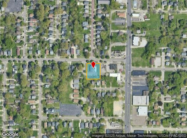  1016 Lovers Ln, Akron, OH Parcel Map