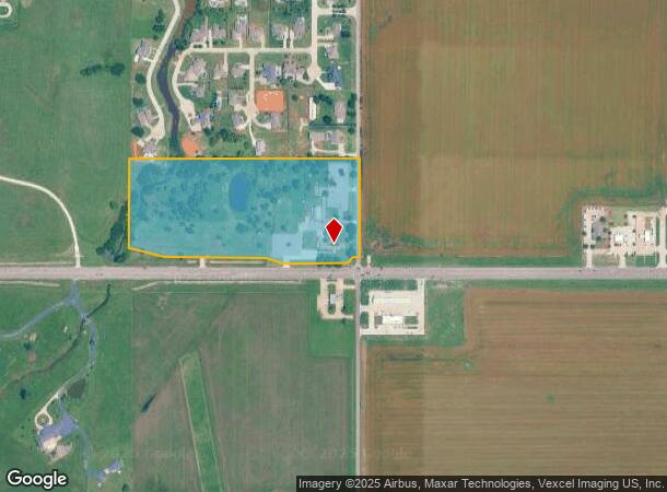  3313 N Country Club Rd, Newcastle, OK Parcel Map