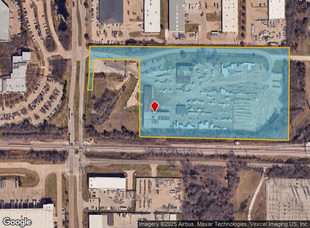 100 Valley View Ln, Irving, TX Parcel Map