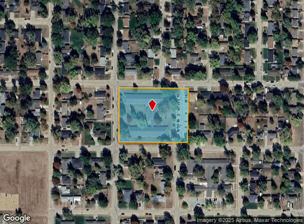  1700 Park St, Beatrice, NE Parcel Map