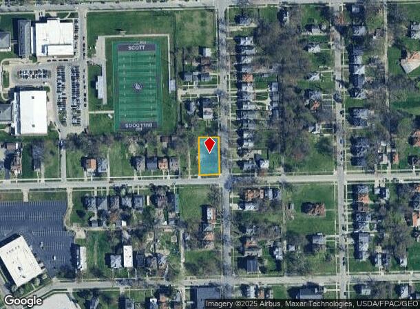  2353 Fulton St, Toledo, OH Parcel Map