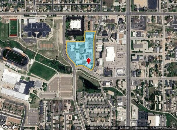 300 W Carlson St, Cheyenne, WY Parcel Map