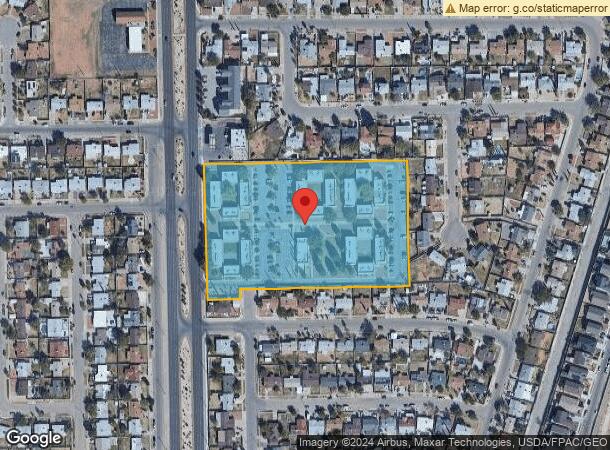  10550 Mccombs St, El Paso, TX Parcel Map