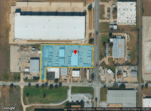 1702 S Great Southwest Pkwy, Grand Prairie, TX Parcel Map