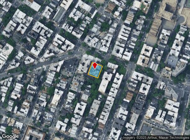  2353 Beaumont Ave, Bronx, NY Parcel Map