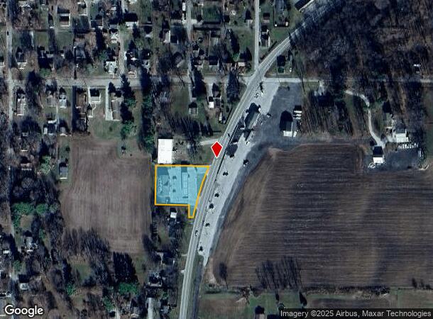  6643 S State Road 3, Spiceland, IN Parcel Map