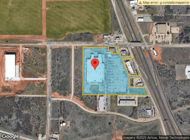  2700 Central Fwy E, Wichita Falls, TX Parcel Map