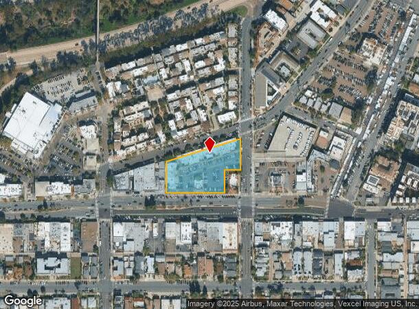  1240 University Ave, San Diego, CA Parcel Map