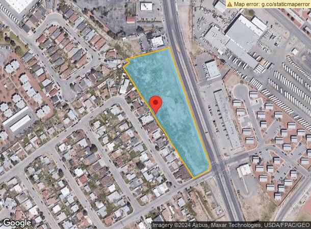  575 N Yarbrough Dr, El Paso, TX Parcel Map