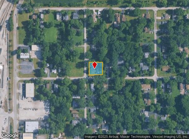  17231 Laflin Ave, East Hazel Crest, IL Parcel Map