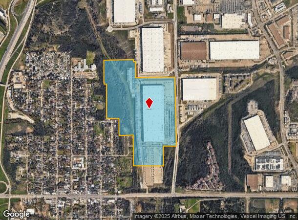 1301 Chalk Hill Rd, Dallas, TX Parcel Map