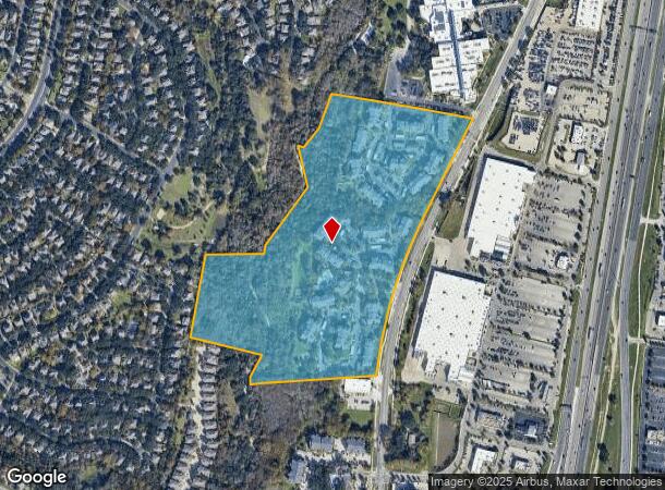 12820 N Lamar Blvd, Austin, TX Parcel Map