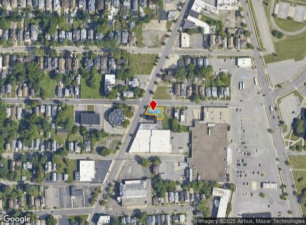  1027 Main St, Niagara Falls, NY Parcel Map