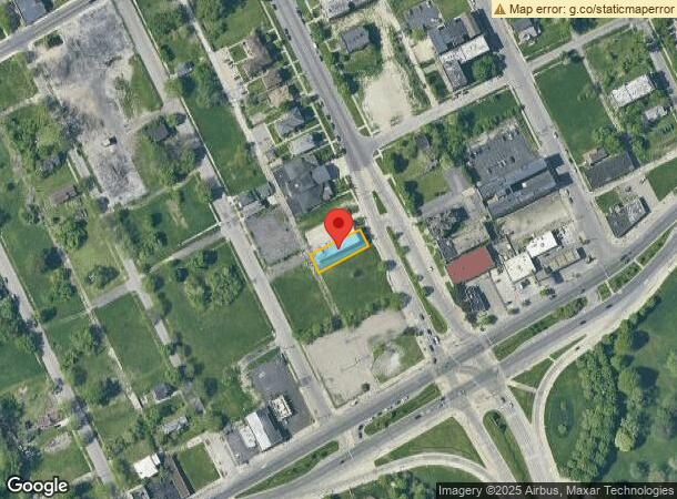  133 E Grand Blvd, Detroit, MI Parcel Map