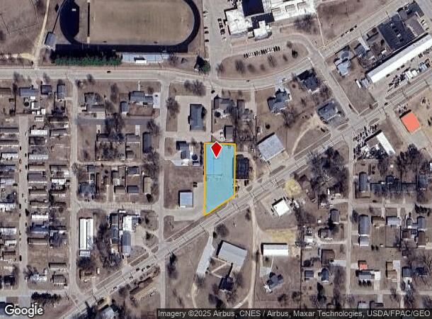1524 S Washington Blvd, Camanche, IA Parcel Map