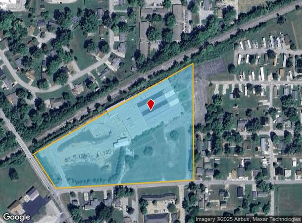  1201 Orchard St, Mitchell, IN Parcel Map