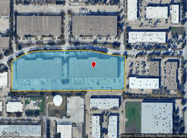  1800 10Th St, Plano, TX Parcel Map