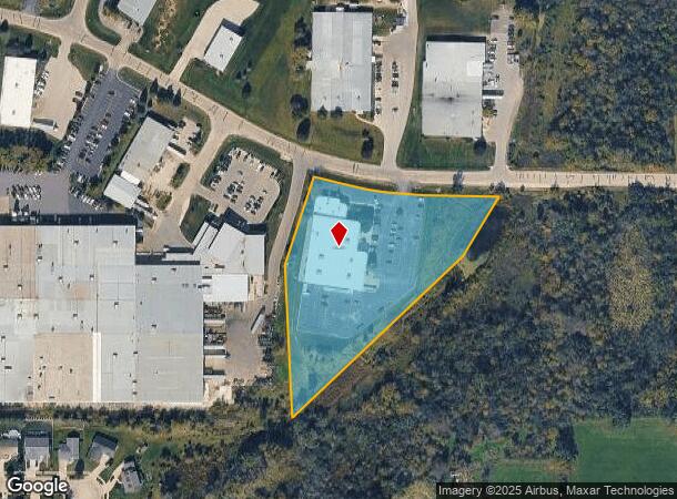 201 E Progress Dr, West Bend, WI Parcel Map
