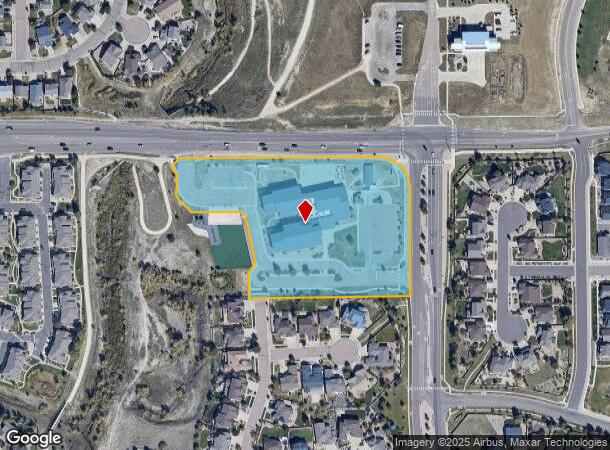 6464 Peterson Rd, Colorado Springs, CO Parcel Map