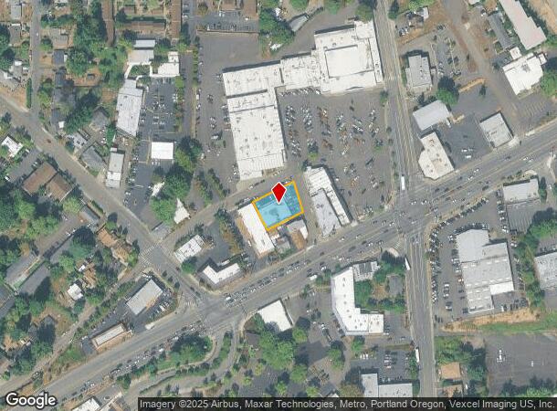  8820 Sw Center St, Portland, OR Parcel Map