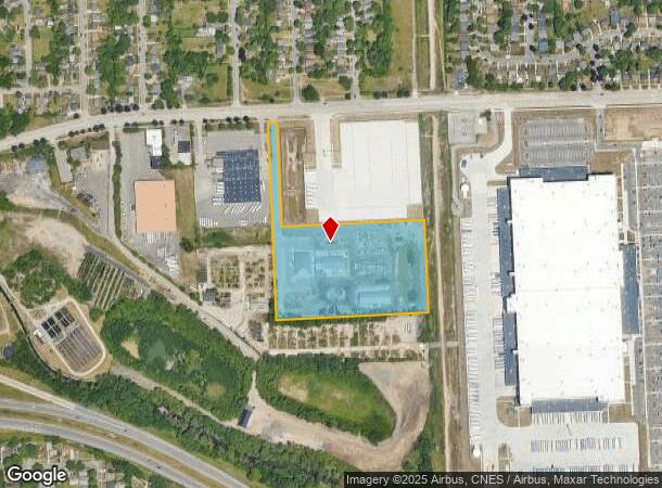 1030 Featherstone St, Pontiac, MI Parcel Map