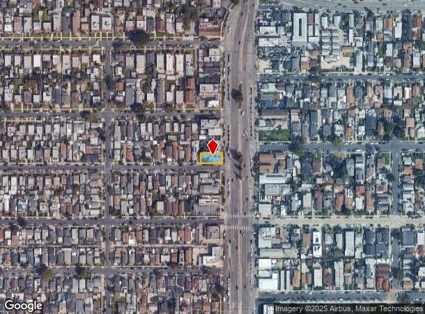  6521 S Vermont Ave, Los Angeles, CA Parcel Map