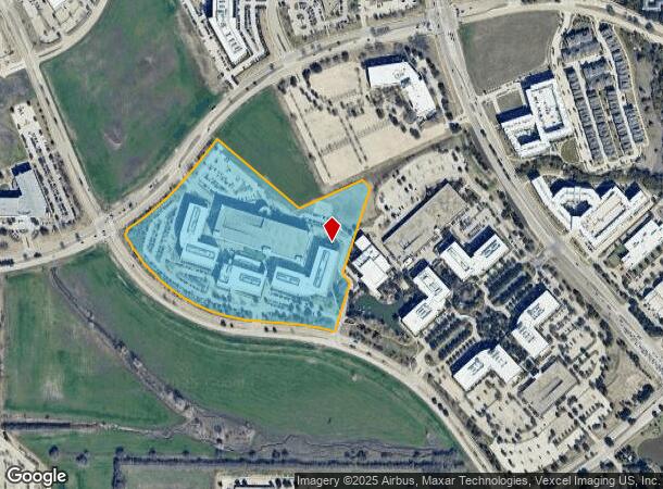  8050/8059 Dominion Pkwy, Plano, TX Parcel Map